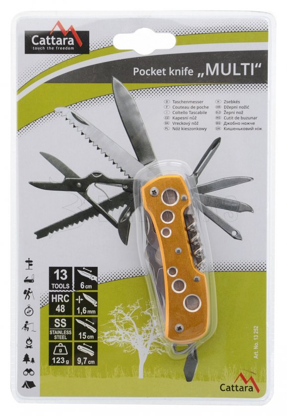 Nůž kapesní Multi 10 cm