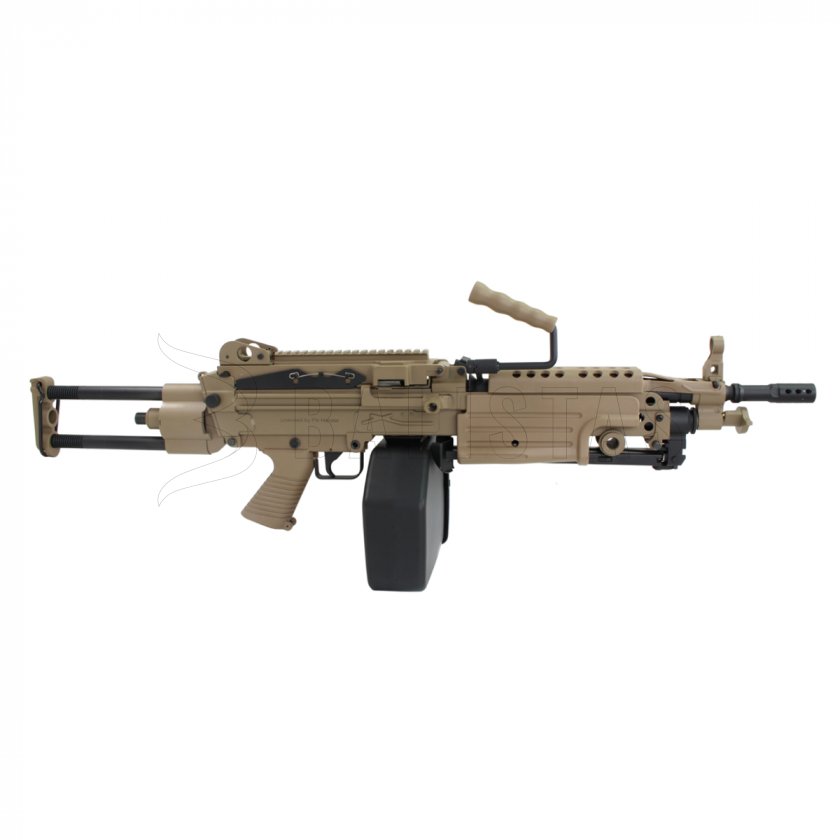 Airsoft kulomet M249 (CYBG M249 PARA TAN)