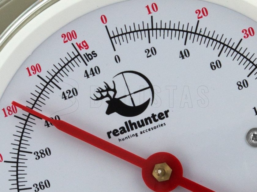 RealHunter Analogová závěsná váha do 200 kg