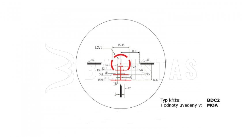 Vortex Strike Eagle 1-8x24 BDC2