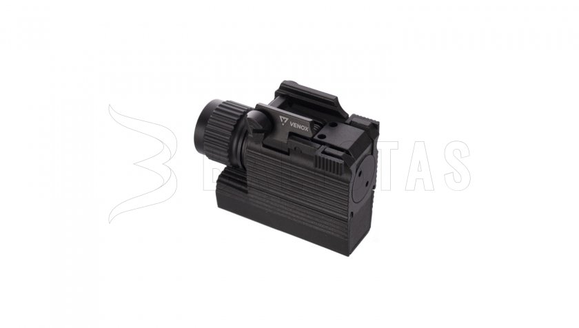 Laserový zaměřovač Venox Flash zelený s LED svítilnou