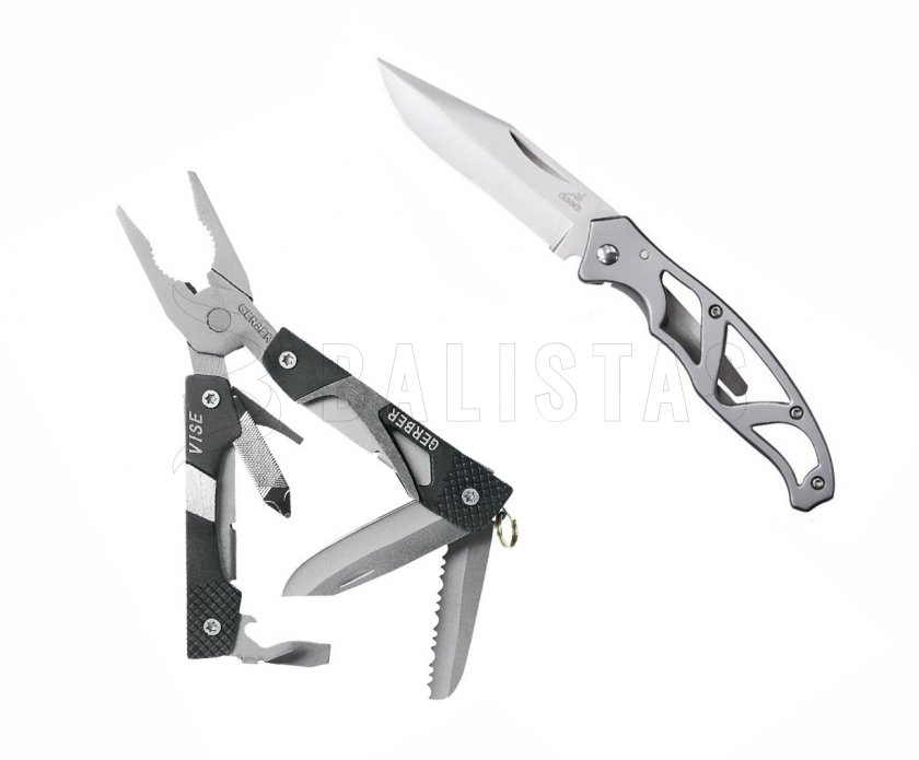 Sada kleští Gerber Vise a nože Gerber Mini-Paraframe