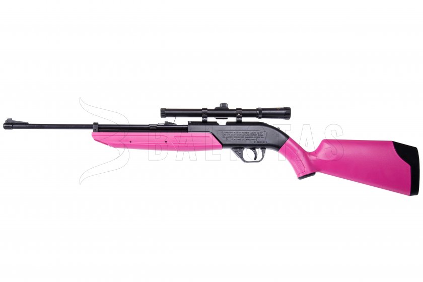 Vzduchovka Crosman Pumpmaster 760 SET 4,5mm růžová