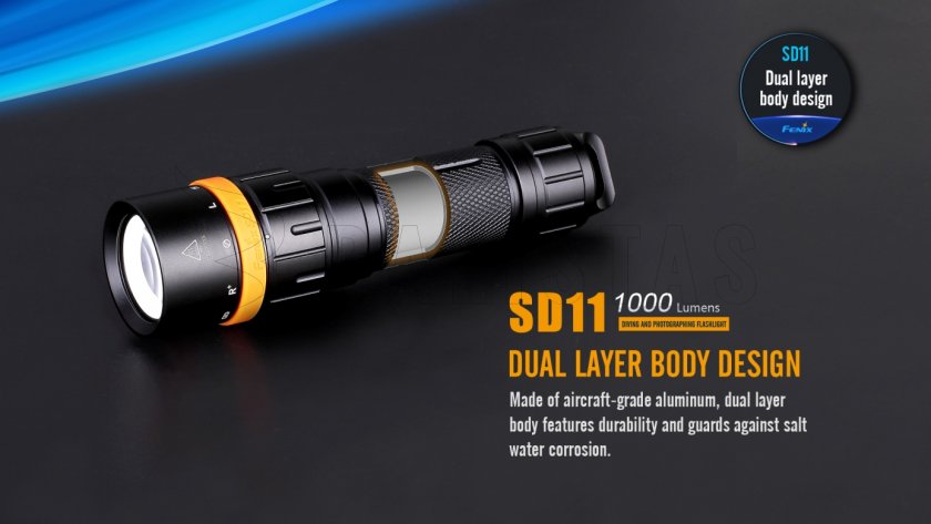 Potápěčská LED svítilna Fenix SD11