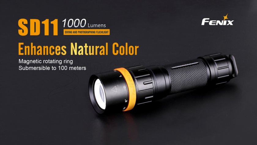 Potápěčská LED svítilna Fenix SD11