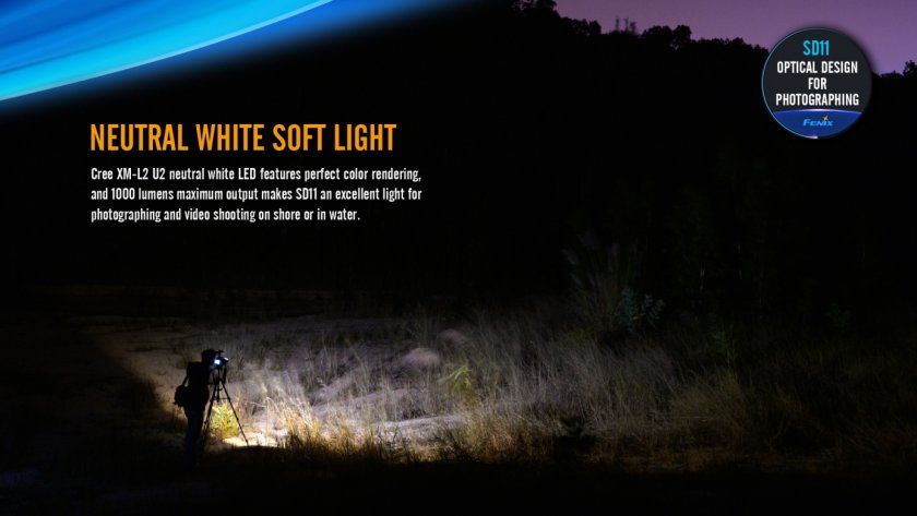 Potápěčská LED svítilna Fenix SD11