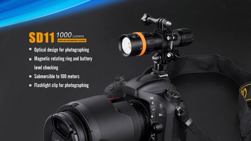 Potápěčská LED svítilna Fenix SD11