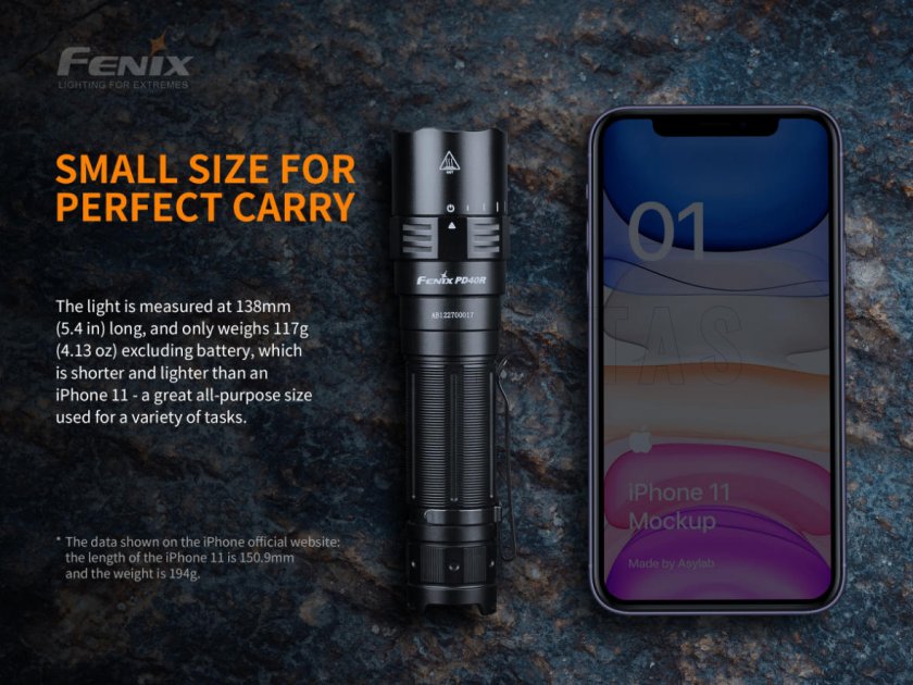 Svítilna Fenix PD40R V2.0