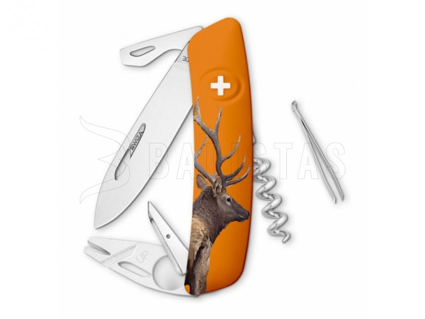 Švýcarský kapesní nůž Swiza TT03 Wildlife Bull Elk
