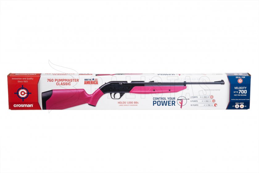 Crosman Pumpmaster 760 4,5mm růžová