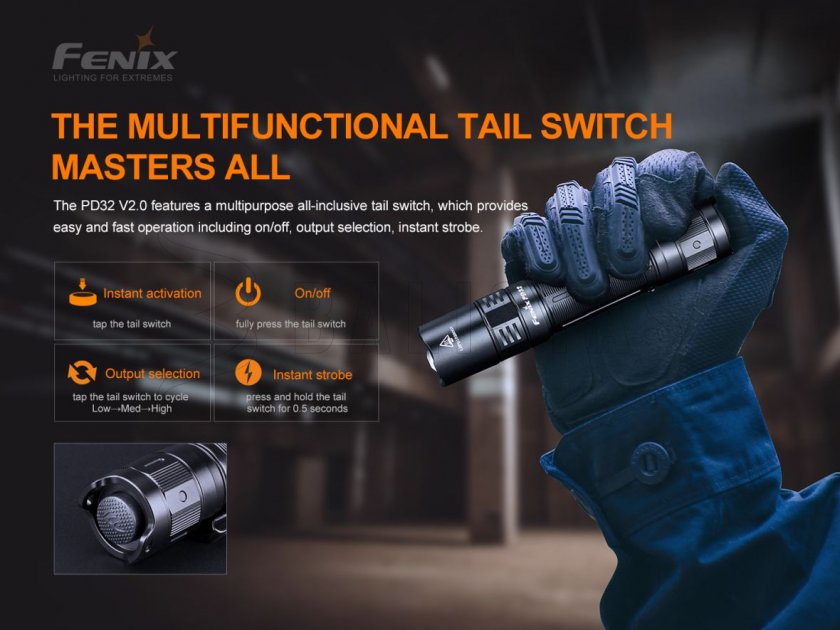 Svítilna Fenix PD32 V2.0 3