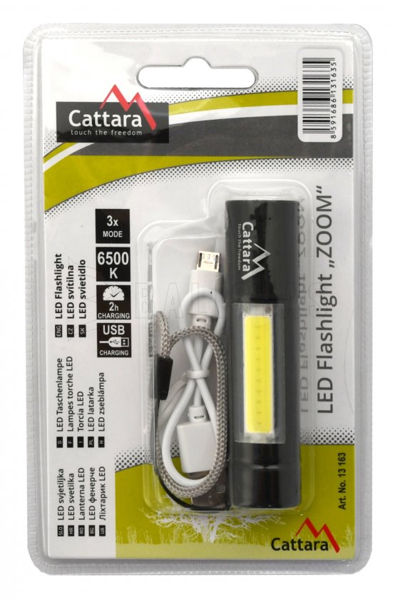 Kapesní LED svítilna Cattara 120lm nabíjecí