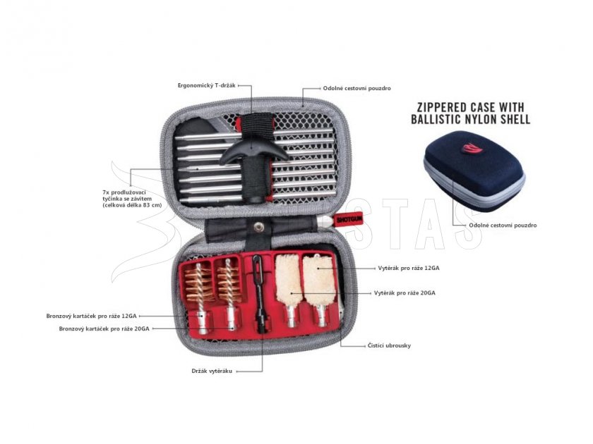 Čistící sada pro brokovnice Real Avid Gun Boss Shotgun Cleaning Kit 12/20GA
