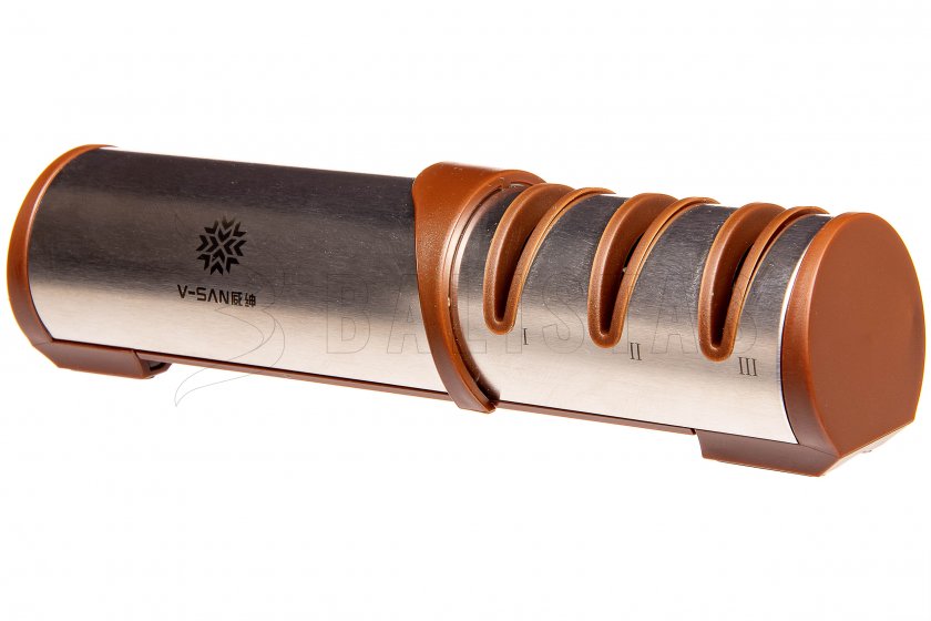 Kuchyňský brousek Taidea Deluxe stříbrný