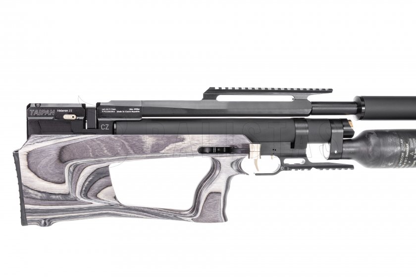 Vzduchovka Taipan Veteran II TAC 550mm 5,5mm Tactical Laminate Grey 3