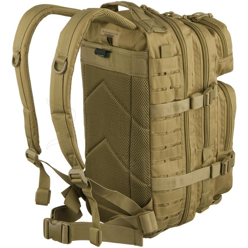 Batoh Mil-Tec US Assault Laser Cut 20l Coyote 02.jpg