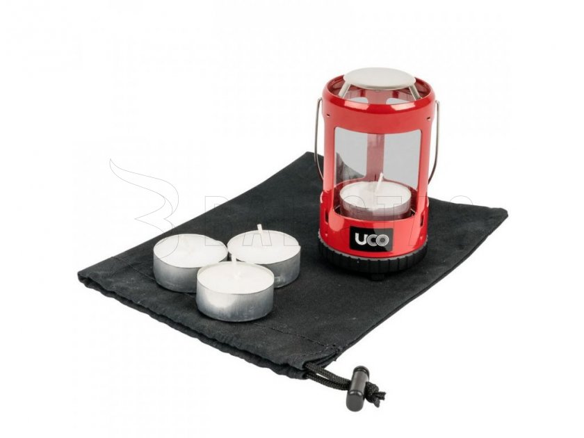 Lucerna na čajové svíčky UCO Mini Set červená 1.jpg