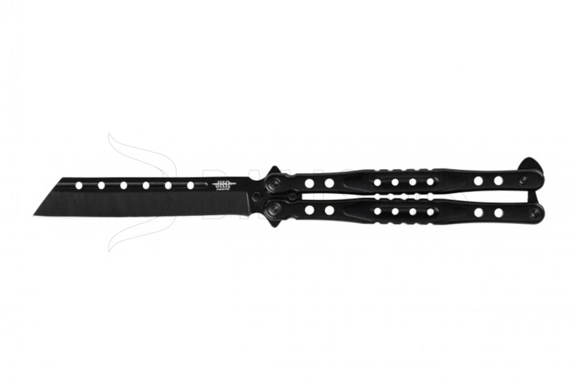 Nůž Joker motýlek JKR805 Reverse Tanto - black 01.jpg