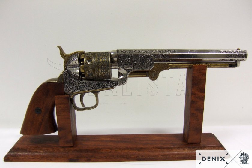 Replika Colt Navy 1851 – mosaz 2