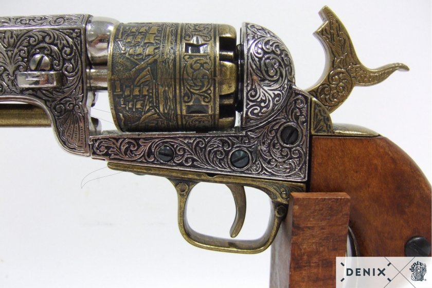 Replika Colt Navy 1851 – mosaz 10