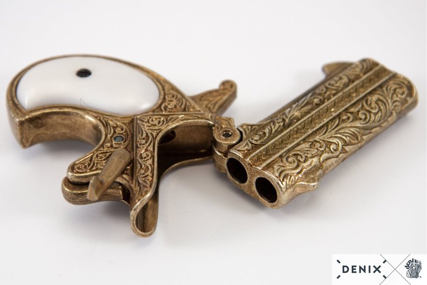 Replika Dvouhlavňový Derringer, USA 1866 6
