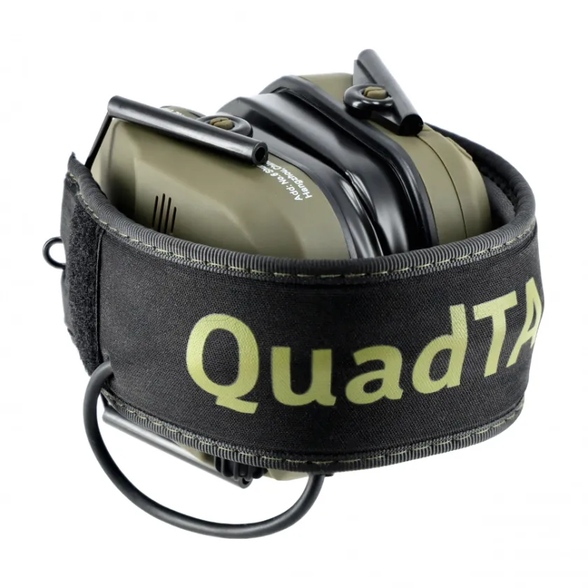 Aktivní střelecká sluchátka RealHunter Active ProSHOT QuadTAC Olivové 6