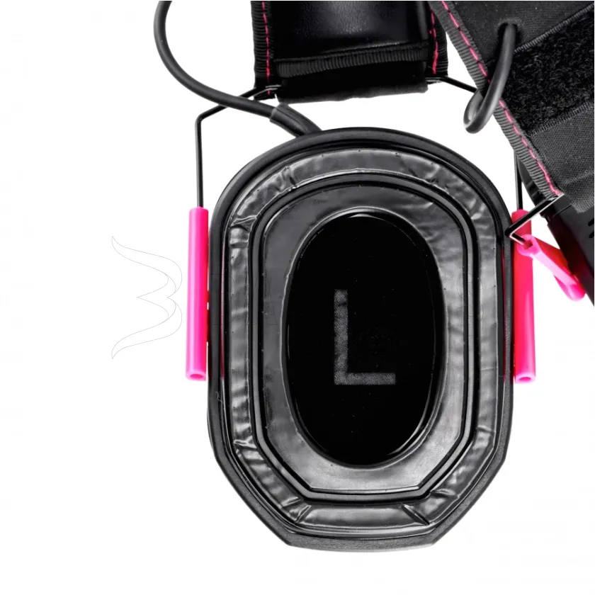 Aktivní střelecká sluchátka RealHunter Active ProSHOT QuadTAC Devil Pink 8