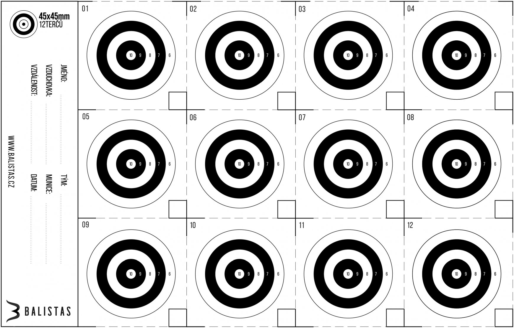 Target CZ 45x45